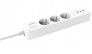 Xiaomi Xiaomi Listwa zasilająca Xiaomi MI NRB4030GL (3 × gniazdo elektryczne; 16 A; 1,4m; kolor biały) 2_207888 - Listwy zasilające - miniaturka - grafika 2