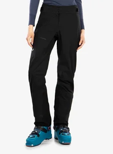Spodnie na skitury damskie Salewa Ortles PTX 3L Pants - black out - Spodnie narciarskie - miniaturka - grafika 1