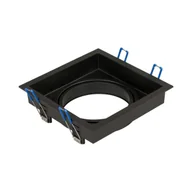 Oprawy, klosze i abażury - OXYLED Oprawa do wbudowania CROSTI LANA SQ L czarna 893142 - miniaturka - grafika 1