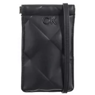 Etui i futerały do telefonów - Torebka na telefon Quilt Phone Crossbody Black K60K611702 BEH (CK470-a) Calvin Klein - miniaturka - grafika 1