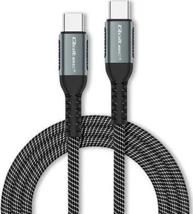 Kabel USB Qoltec USB-C - USB-C 1.5 m Czarny - Kable USB - miniaturka - grafika 1