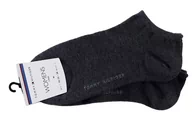 Skarpetki damskie - TOMMY  HILFIGER DAMSKIE STOPKI 2 PARY GREY 343024001 758 - Rozmiar: 35-38 - miniaturka - grafika 1