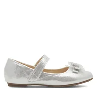 Buty dla dziewczynek - Baleriny Nelli Blu CM22063-3 Srebrny - miniaturka - grafika 1