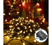 Lampy ogrodowe - Aigostar LED 300xLED 15,3m IP44 8 funkcí 3xAA ciepła biel - miniaturka - grafika 1