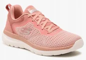 Sneakersy damskie - Skechers Buty Damskie Sneakersy Bountiful Quick Path Różowe 39 Eu - miniaturka - grafika 1