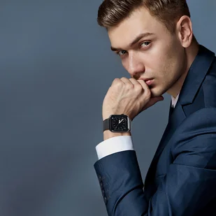 Dux Ducis Magnetic Strap pasek do Watch 8 / 7 / 6 / 5 / 4 / 3 / 2 / SE (38 / 40 / 41 mm) magnetyczna opaska czarny (Milanese Version) - Akcesoria do smartwatchy - miniaturka - grafika 10
