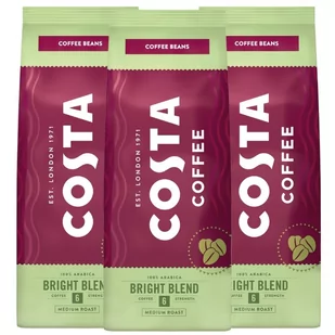 ZESTAW - Kawa ziarnista Costa Coffee Bright Blend 3x500g - Kawa - miniaturka - grafika 1