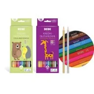 Przybory szkolne - Interdruk Kredki ołówkowe trójkątne BB Kids 12 kolorów - miniaturka - grafika 1