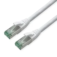 Kable miedziane - ROLINE RM Cat.6A S/FTP 2 m kabel sieciowy Biały - miniaturka - grafika 1
