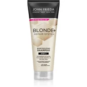 Szampony do włosów - JOHN FRIEDA Shampoo Blonde+ Repair Bond Building szampon do włosów 250ml - miniaturka - grafika 1