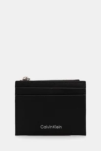 Calvin Klein portfel skórzany męski kolor czarny LV04D1044G - Portfele - miniaturka - grafika 1