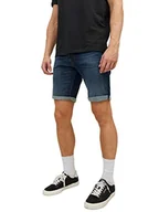 Spodenki damskie - JACK & JONES Męskie spodenki JJIRICK JICON JJ 232 50SPS SN Szorty dżinsowe, niebieski denim, S, Blue Denim, S - miniaturka - grafika 1