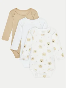 NAME IT Komplet 3 par body dziecięcych 13232750 Kolorowy - Body dla niemowląt - miniaturka - grafika 1