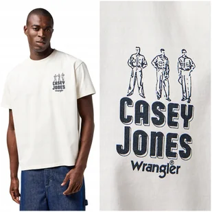 Wrangler CASEY JONES GRAPHIC bardzo luźny t-shirt bawełniana koszulka XXL - Koszulki męskie - miniaturka - grafika 1