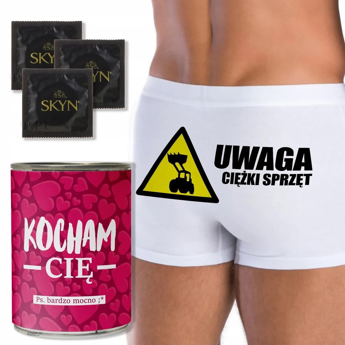 ZABAWNA PUSZKA BOKSERKI Prezent Na Walentynki UWAGA CIĘŻKI SPRZĘT - M