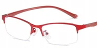 Okulary korekcyjne, oprawki, szkła - Okulary korekcyjne metalowe damskie metal -4 - miniaturka - grafika 1