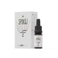 Suplementy naturalne - Kombinat Konopny Spokój Olej 5% CBD 10 ml (5904139279441) - miniaturka - grafika 1