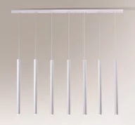 Lampy sufitowe - Shilo Yabu lampa wisząca 7-punktowa biała 7576 - miniaturka - grafika 1