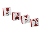 Akcesoria do pakowania - Torebka prezentowa - Boże Narodzenie (wzór do wyboru 1 z 4) - miniaturka - grafika 1