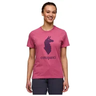 Koszulki sportowe damskie - Koszulka damska Cotopaxi Cotopaxi Llama T-Shirt Rozmiar: M / Kolor: różowy - miniaturka - grafika 1