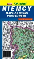 Obcojęzyczne przewodniki, mapy i atlasy - Niemcy 1:1 000 000 mapa z kodami pocztowymi - Wydawnictwo Piętka - mapa - miniaturka - grafika 1