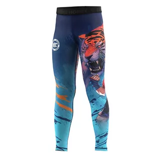 Legginsy sportowe dla dzieci do MMA Fitness Extreme Hobby TIGER - Kimona, stroje i obuwie - miniaturka - grafika 1