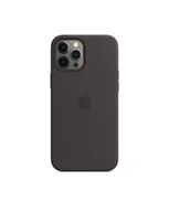 Etui i futerały do telefonów - Etui do iPhone 12 Pro Max Apple Silicone Case z MagSafe - czarne - miniaturka - grafika 1