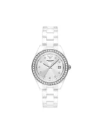 Zegarki damskie - Emporio Armani Watch AR70014, biały - miniaturka - grafika 1