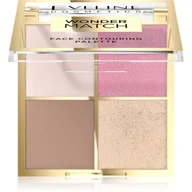 Bronzery i konturowanie twarzy - Eveline Cosmetics Wonder Match paleta do konturowania twarzy 01 10g - miniaturka - grafika 1
