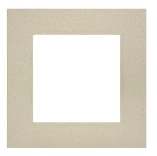 Kontakt Simon Ramka pojedyncza LINE Simon 55 - szampański mat - Klawisze i ramki - miniaturka - grafika 1