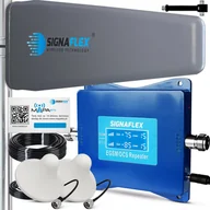 Inne akcesoria audio-wideo - System przekazu sygnału AV Signaflex Zestaw Wzmacniacz Signaflex Egsm/Dcs Blue Ls-Egd10 + T2 23Dbi 15M + 2X Grzybek - miniaturka - grafika 1