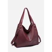 Torebki damskie - Pojemna Torebka Shopperka Damska na Ramię LUIGISANTO Format A4 - miniaturka - grafika 1