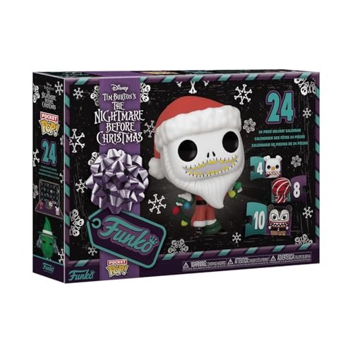 Opinie o Funko Pocket Pop! Kalendarz odliczania: Nightmare Before Christmas - TNBC - Kalendarz adwentowy - 13 dni niespodzianek - kolekcjonerska mini figurka winylowa - tajemnicze pudełko