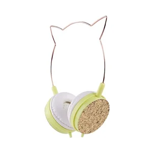 OEM Cat Ear Model Ylfs-22 Jack 3,5mm Złote - Słuchawki - miniaturka - grafika 1
