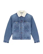 Kurtki męskie - Wrangler Męska kurtka jeansowa, Wranch, XL - miniaturka - grafika 1