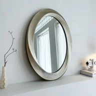 Lustra - Lustro ścienne WISFOR, lustroReplika acyjne retro lustro do makijażu lustro łazienkowe, lustro do salonu sypialni łazienki przedpokoju, szkło - miniaturka - grafika 1