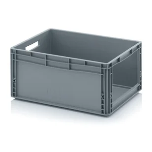 AUER Skrzynki plastikowe z otworem 600x400x270 mm SLK 64/27 - Pojemniki przemysłowe - miniaturka - grafika 1
