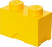 Pojemniki na zabawki - Żółty pojemnik podwójny LEGO® - miniaturka - grafika 1