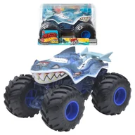 Samochody i pojazdy dla dzieci - Hot Wheels Monster Trucks Oversized Duży Pojazd Samochodzik 1:24 Great Bite 3+ - miniaturka - grafika 1