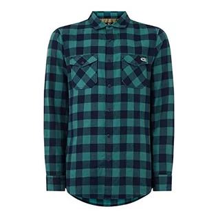 Koszule męskie - O'Neill O'Neill Męska koszula flanelowa Lm Check wielokolorowa Niebieski Aop z niebieskim S 0P1306-5950-S - grafika 1