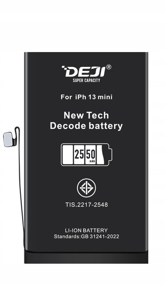 Bateria Do Apple iPhone 13 mini DEJI 2550 mAh