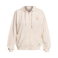 Bluzy damskie - Damska Bluza ROXY SURFING BY DAYLIGHT FULL ZIP A ERJFT04810-TEH0 – Beżowy - miniaturka - grafika 1