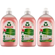Płyny do naczyń - Frosch Płyn do mycia naczyń owoc granatu balsam Zestaw 3 x 500 ml - środek do zmywania - miniaturka - grafika 1