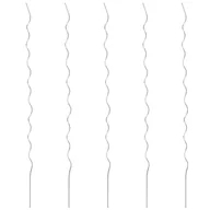 Pozostałe akcesoria do uprawy roślin - vidaXL Spiralne podpórki do roślin, 5 szt., 110 cm, stal galwanizowana vidaXL - miniaturka - grafika 1