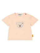 Kaftaniki dla niemowląt - Steiff Koszulka w kolorze jasnoróżowym - miniaturka - grafika 1