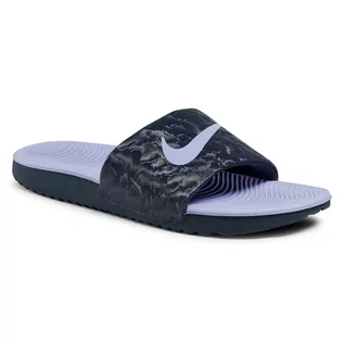 Buty dla chłopców - Klapki Nike - Kawa Slide (GS/PS) 819352 405 Thunder Blue/Purple Pluse - grafika 1