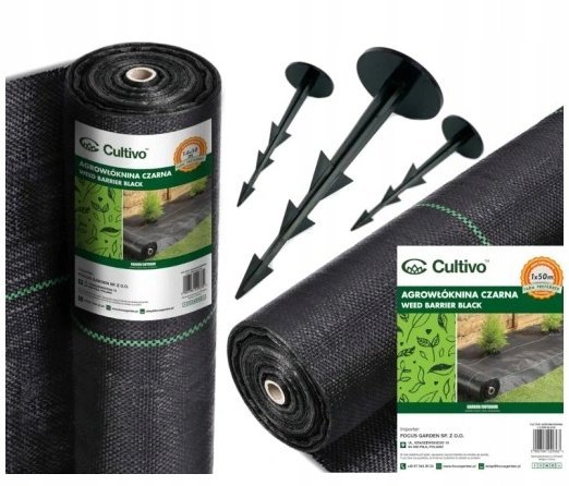 Agrowłóknina Cultivo czarny 160 x 5000 cm 90 g/m²