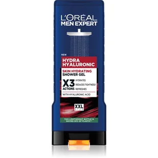 L’Oréal Paris Men Expert Hydra Hyaluronic żel pod prysznic 400ml - Żele pod prysznic dla mężczyzn - miniaturka - grafika 1
