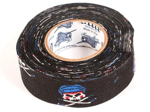 Taśma hokejowa Blue Sports  ANDOVER PRINTED 24 mm x 18 m Skulls - Hokej - miniaturka - grafika 1