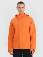 Kurtki i kamizelki sportowe męskie - 4F Kurtka trekkingowa membrana 15000 męska - pomarańczowa 3XL - miniaturka - grafika 1